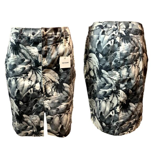 2001 Vintage Deadstock Tufi Duek Banana Photo Print Skirt | 42 | W 30.5" - Picture 1 of 10